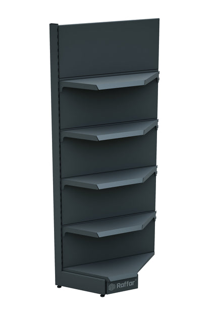 Corp de colț interior cu un picior, culoare antracit cu bază (nu poate fi folosit individual) 90*H220 CM