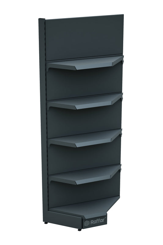 Corp de colț interior cu un picior, culoare antracit cu bază (nu poate fi folosit individual) 90*H220 CM