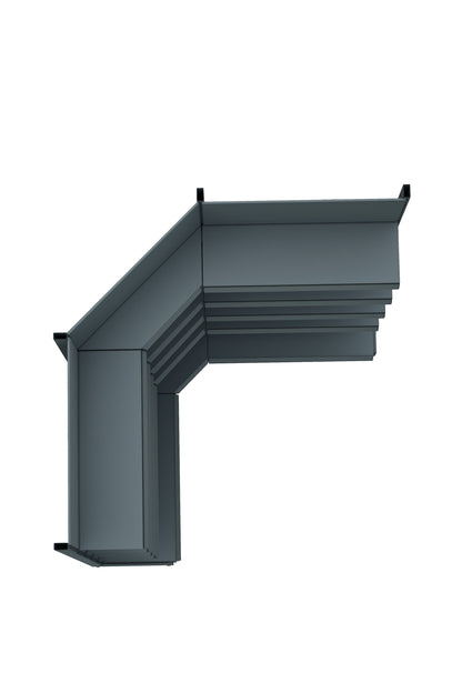 Corp de colț interior cu un picior, culoare antracit cu bază (nu poate fi folosit individual) 90*H220 CM