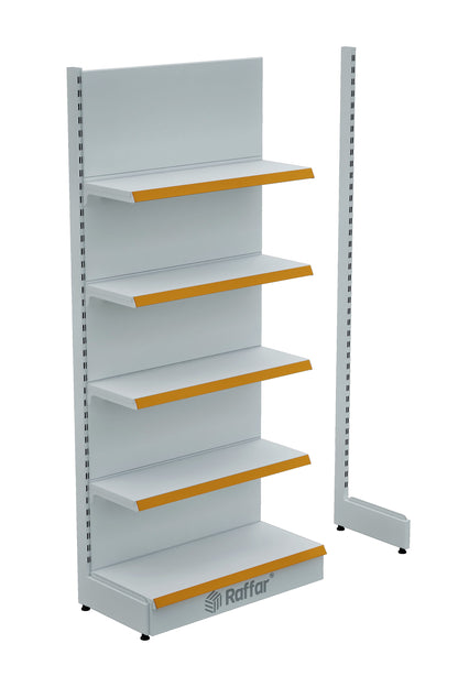 Modul Suplimentar Alb cu Bază, Cu Un Picior (Nu se utilizează individual) 90*H220 CM