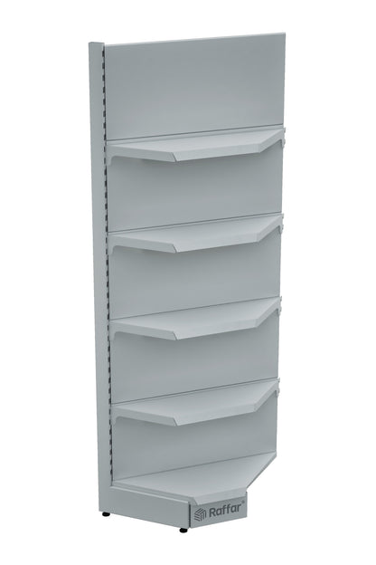 Unitate de colț interioară cu un singur picior, de culoare albă, cu bază (nu poate fi utilizată independent) 90*H220 CM