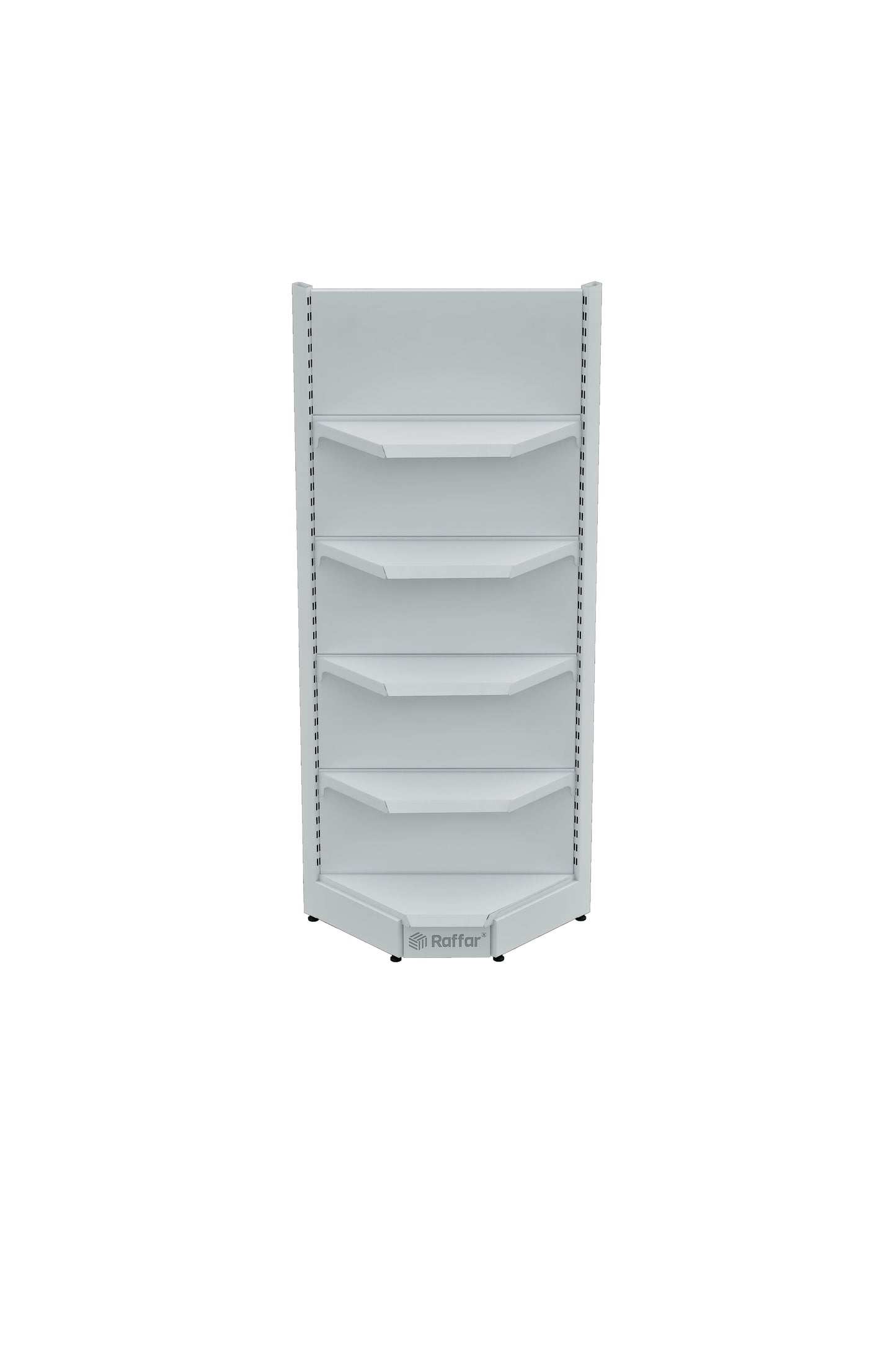 Unitate de colț interioară cu un singur picior, de culoare albă, cu bază (nu poate fi utilizată independent) 90*H220 CM