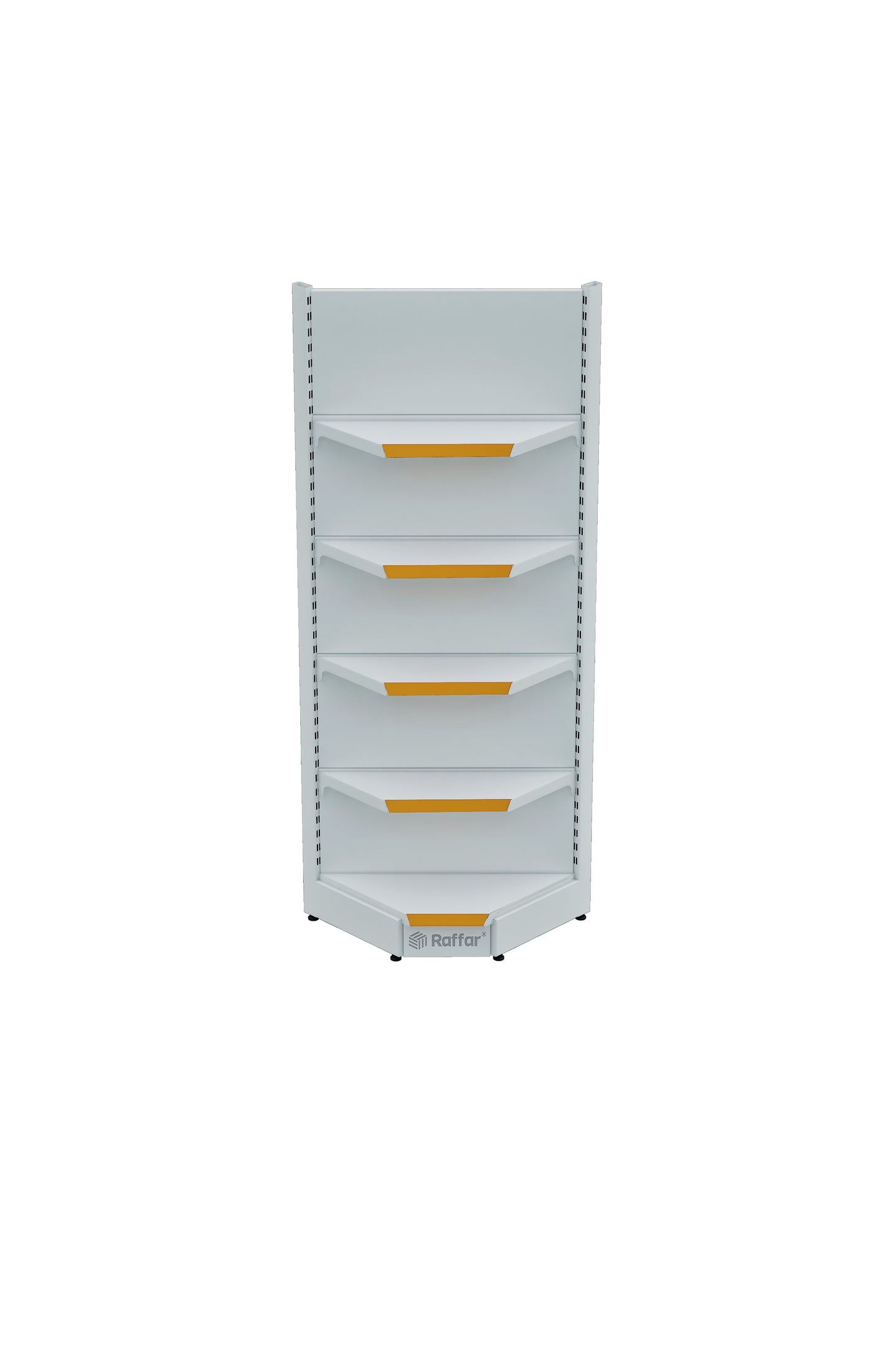Unitate de colț interioară cu un singur picior, de culoare albă, cu bază (nu poate fi utilizată independent) 90*H220 CM